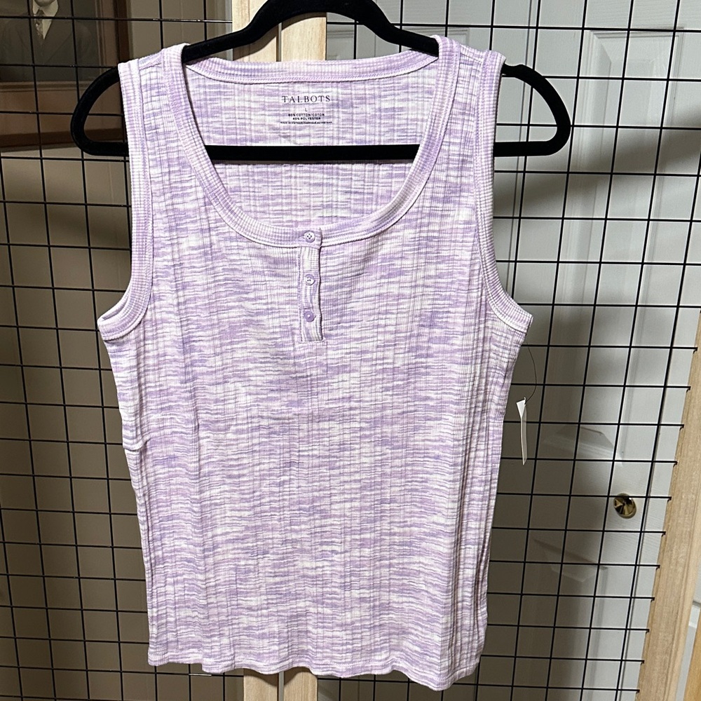 Talbots Light Purple Tank Top